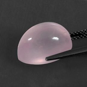 Cuarzo rosa rosa natural de 7,74 ct, transparente, transparente / translúcido