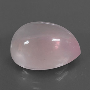 Cuarzo rosa rosa natural de 11,54 ct, en forma de pera, transparente