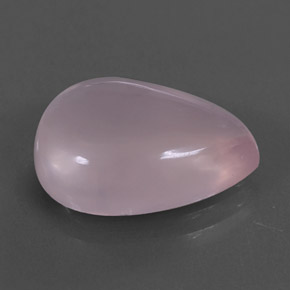 Cuarzo rosa rosa natural de 8,11 ct, en forma de pera, transparente