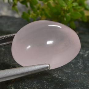 Cuarzo rosa rosa natural de 13,35 ct, en forma de pera, translúcido