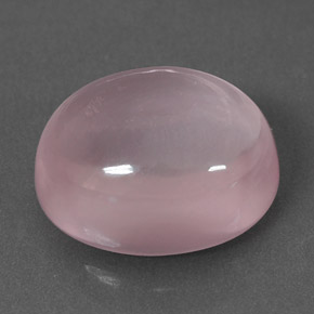 Cuarzo rosa rosa natural de 6,10 ct, corte óvalo, transparente