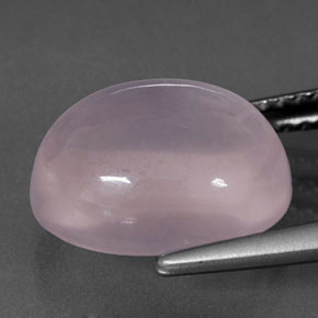 Cuarzo rosa rosa natural de 5,71 ct, corte óvalo, transparente