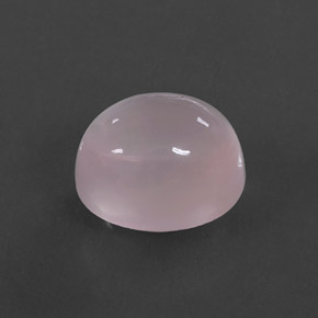 Cuarzo rosa rosa natural de 7,42 ct, corte óvalo, transparente