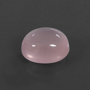 Cuarzo rosa rosa natural de 6,41 ct, corte óvalo, transparente