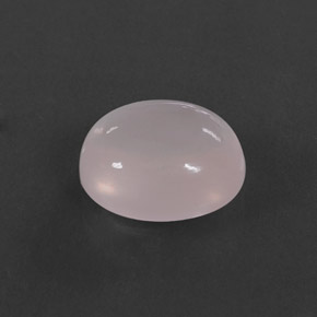 Cuarzo rosa rosa natural de 5,50 ct, corte óvalo, transparente