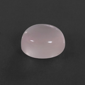 Cuarzo rosa rosa natural de 6,70 ct, corte óvalo, transparente