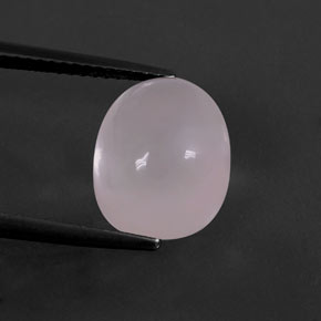 Cuarzo rosa rosa natural de 5,59 ct, corte óvalo, transparente