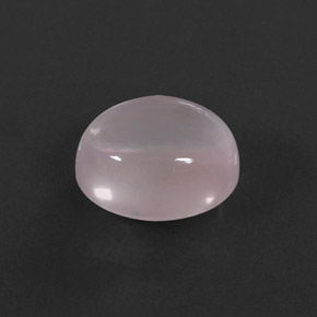 Cuarzo rosa rosa natural de 5,98 ct, corte óvalo, transparente