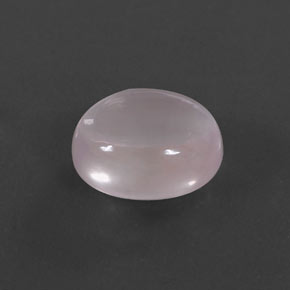 Cuarzo rosa rosa natural de 5,89 ct, corte óvalo, transparente