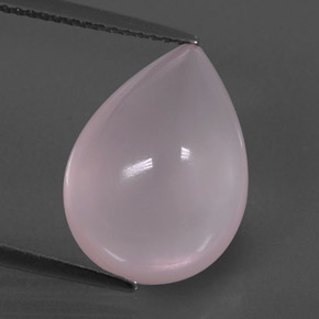 Cuarzo rosa rosa natural de 9,09 ct, transparente, transparente / translúcido