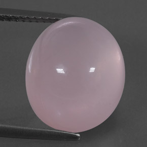 Cuarzo rosa rosa natural de 12,46 ct, transparente, transparente / translúcido