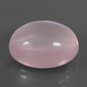 Cuarzo rosa rosa natural de 12,51 ct, corte óvalo, transparente