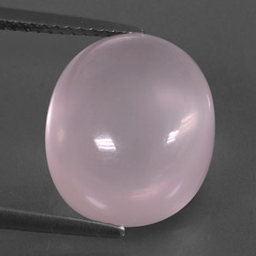 Cuarzo rosa rosa natural de 10,08 ct, transparente, transparente / translúcido