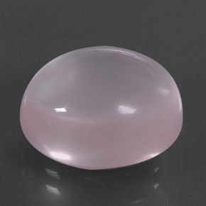 Cuarzo rosa rosa natural de 10,34 ct, corte óvalo, transparente