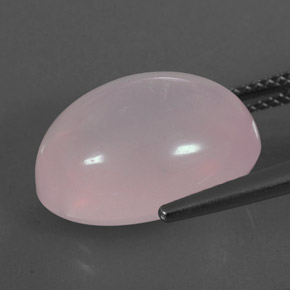 Cuarzo rosa rosa natural de 11,67 ct, transparente, transparente / translúcido