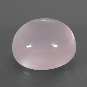 Cuarzo rosa rosa natural de 10,40 ct, corte óvalo, transparente