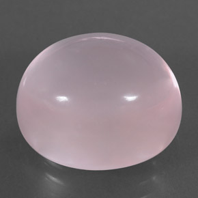 Cuarzo rosa rosa natural de 11,75 ct, corte óvalo, transparente