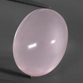 Cuarzo rosa rosa natural de 9,91 ct, corte óvalo, transparente