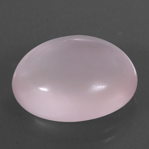 Cuarzo rosa rosa natural de 9,91 ct, corte óvalo, transparente