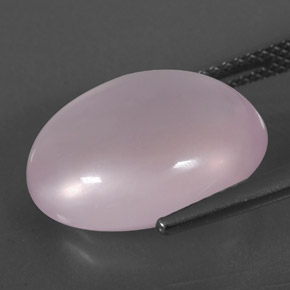 Cuarzo rosa rosa natural de 9,91 ct, corte óvalo, transparente