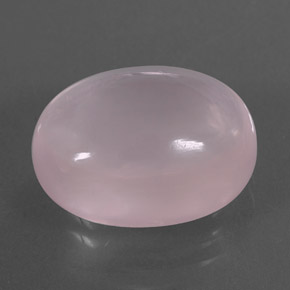 Cuarzo rosa rosa natural de 12,07 ct, corte óvalo, transparente