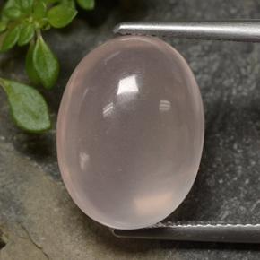 Cuarzo rosa rosa natural de 13,32 ct, corte óvalo, transparente