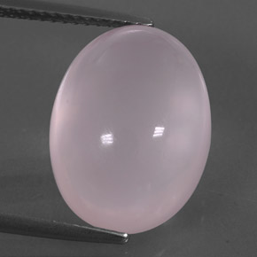 Cuarzo rosa rosa natural de 11,02 ct, corte óvalo, transparente