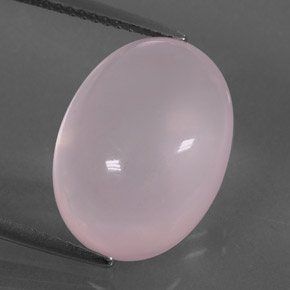 Cuarzo rosa rosa natural de 11,36 ct, corte óvalo, transparente