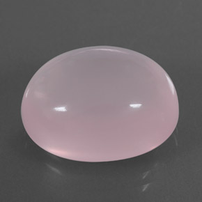 Cuarzo rosa rosa natural de 13,08 ct, corte óvalo, transparente