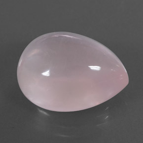 Cuarzo rosa rosa natural de 11,22 ct, en forma de pera, transparente