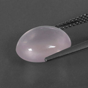 Cuarzo rosa rosa natural de 5,12 ct, corte óvalo, transparente
