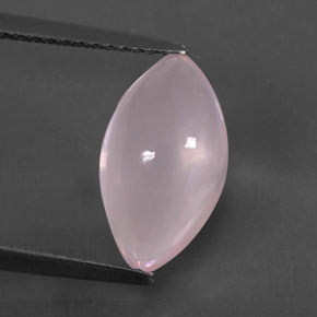 Cuarzo rosa rosa natural de 3,11 ct, marquesa, transparente