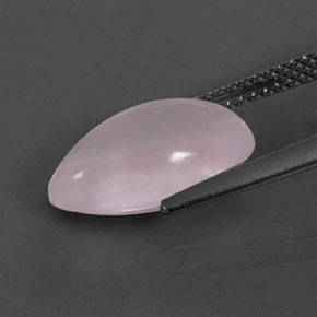 Cuarzo rosa rosa natural de 3,11 ct, marquesa, transparente