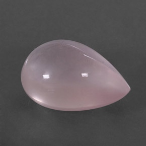 Cuarzo rosa rosa natural de 5,27 ct, en forma de pera, transparente