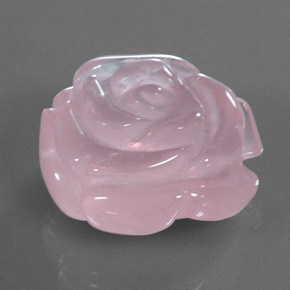 Cuarzo rosa rosa natural de 48,03 ct, transparente, transparente / translúcido