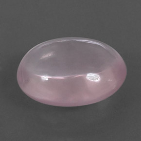 Cuarzo rosa rosa natural de 10,34 ct, corte óvalo, transparente