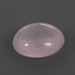 Cuarzo rosa rosa natural de 7,12 ct, corte óvalo, transparente