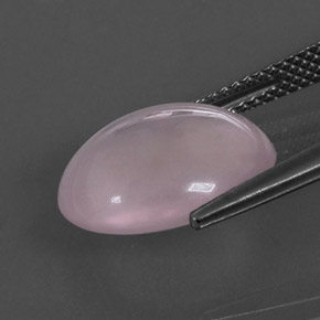 Cuarzo rosa rosa natural de 7,12 ct, corte óvalo, transparente