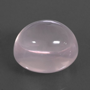 Cuarzo rosa rosa natural de 19,38 ct, corte óvalo, transparente