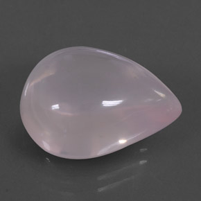 Cuarzo rosa rosa natural de 15,41 ct, en forma de pera, transparente