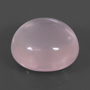 Cuarzo rosa rosa natural de 17,96 ct, corte óvalo, transparente