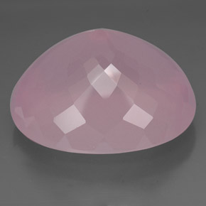 Cuarzo rosa rosa natural de 150,80 ct, transparente, transparente / translúcido