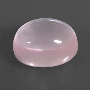 Cuarzo rosa rosa natural de 14,49 ct, transparente, transparente / translúcido