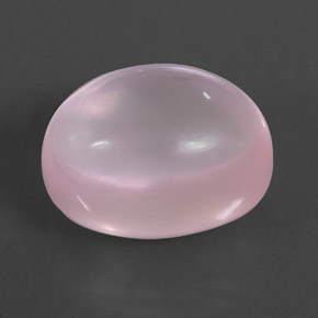 Cuarzo rosa rosa natural de 15,47 ct, transparente, transparente / translúcido
