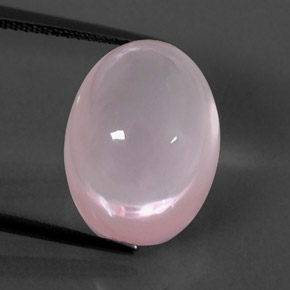 Cuarzo rosa rosa natural de 16,43 ct, transparente, transparente / translúcido