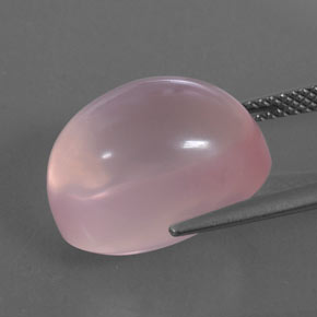 Cuarzo rosa rosa natural de 15,16 ct, transparente, transparente / translúcido