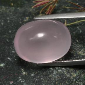 Cuarzo rosa rosa natural de 15,87 ct, corte óvalo, translúcido