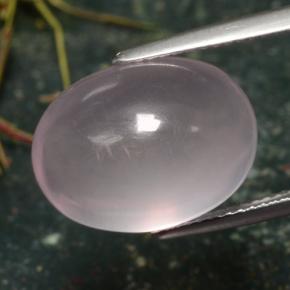 Cuarzo rosa rosa natural de 13,39 ct, corte óvalo, translúcido