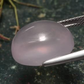 Cuarzo rosa rosa natural de 13,39 ct, corte óvalo, translúcido