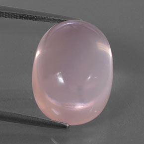 Cuarzo rosa rosa natural de 13,11 ct, transparente, transparente / translúcido